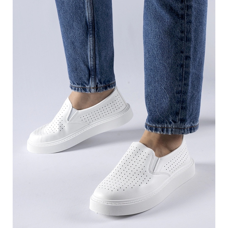 Sneakers Fulda bianche traforate bianca 1