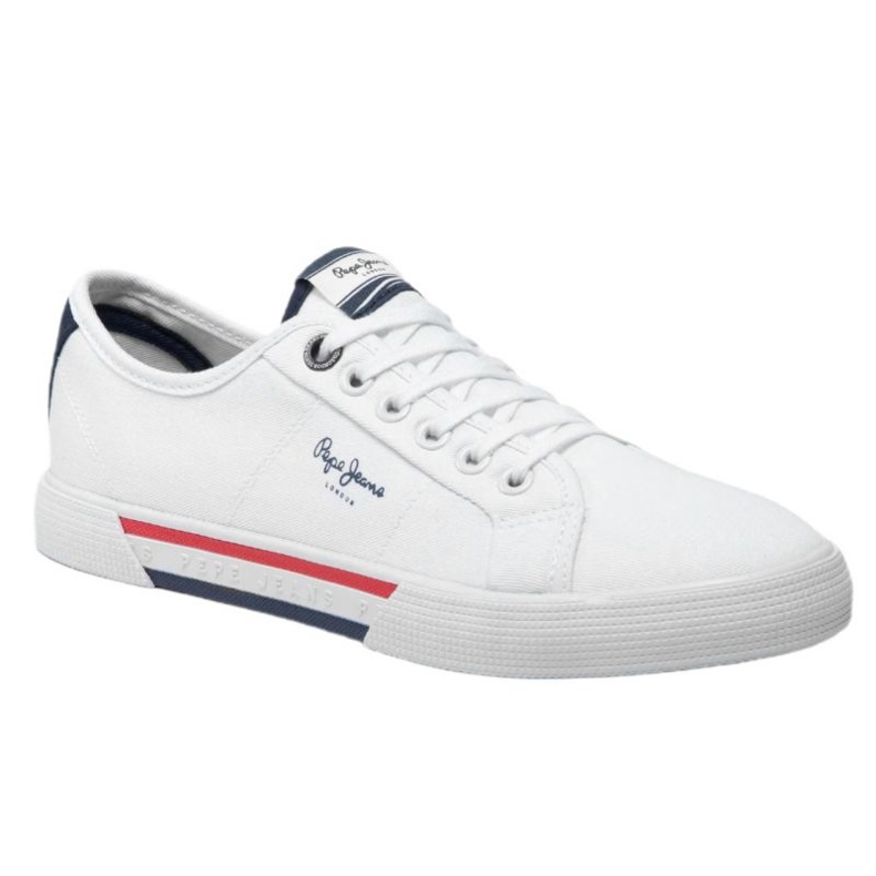 Scarpe Pepe Jeans Brady Basic M PMS30816 bianca 1