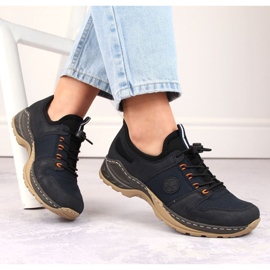 Comode scarpe Rieker W RKR644, blu navy 2