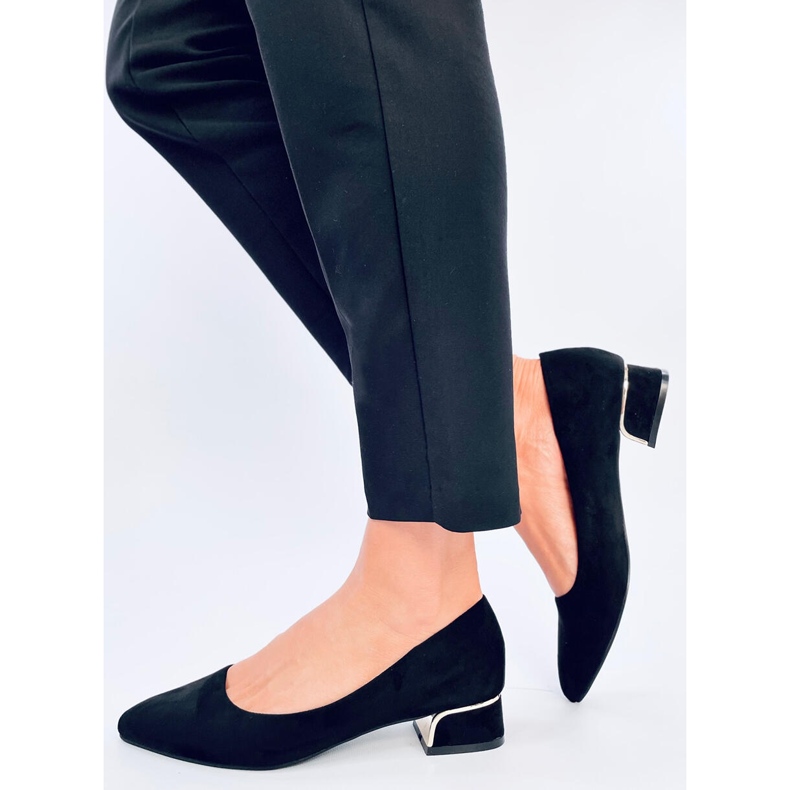 Marani Décolleté nere con tacco basso nero 2