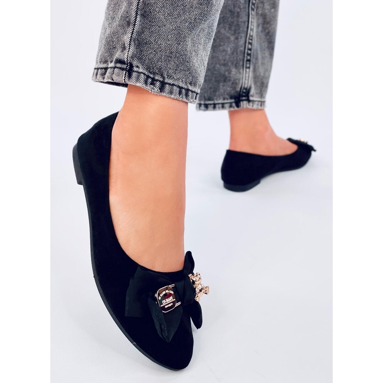 Bonnies Ballerine nere con orsetto nero 2