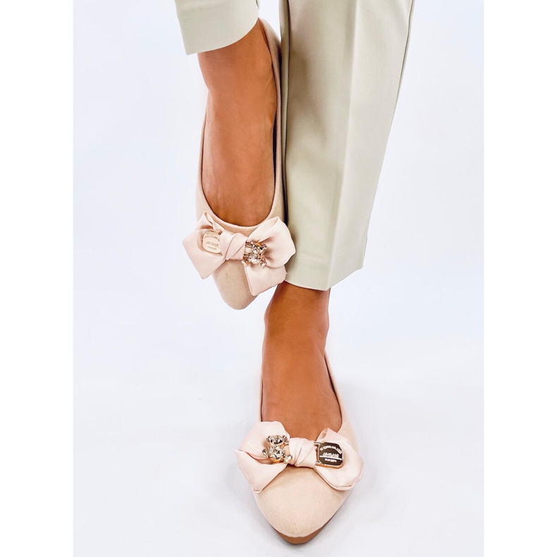 Bonnies Ballerine beige con orsetto 1