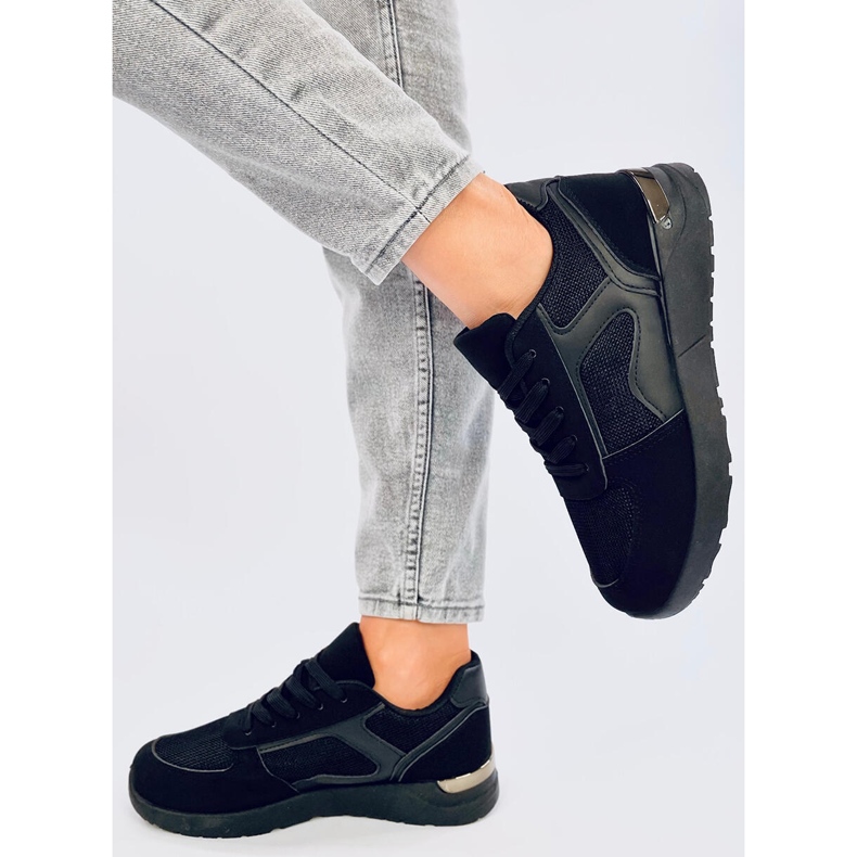Doleh Sneakers leggere da donna nere nero 2