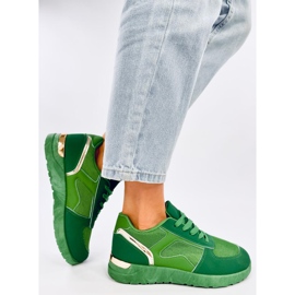 Sneakers leggere da donna Doleh Green verde 2