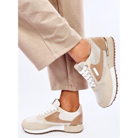 Sneakers Agassi Beige da donna 2