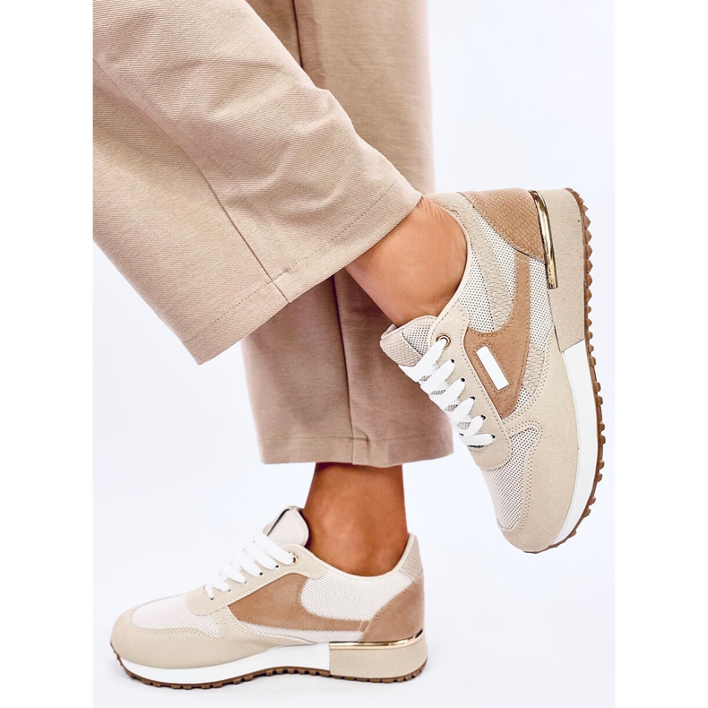 Sneakers Agassi Beige da donna 2