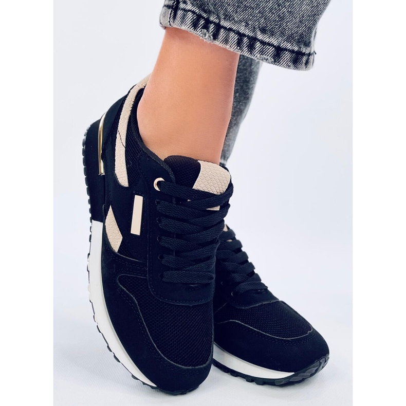 Scarpe da ginnastica Agassi Blackbeig da donna nero 1