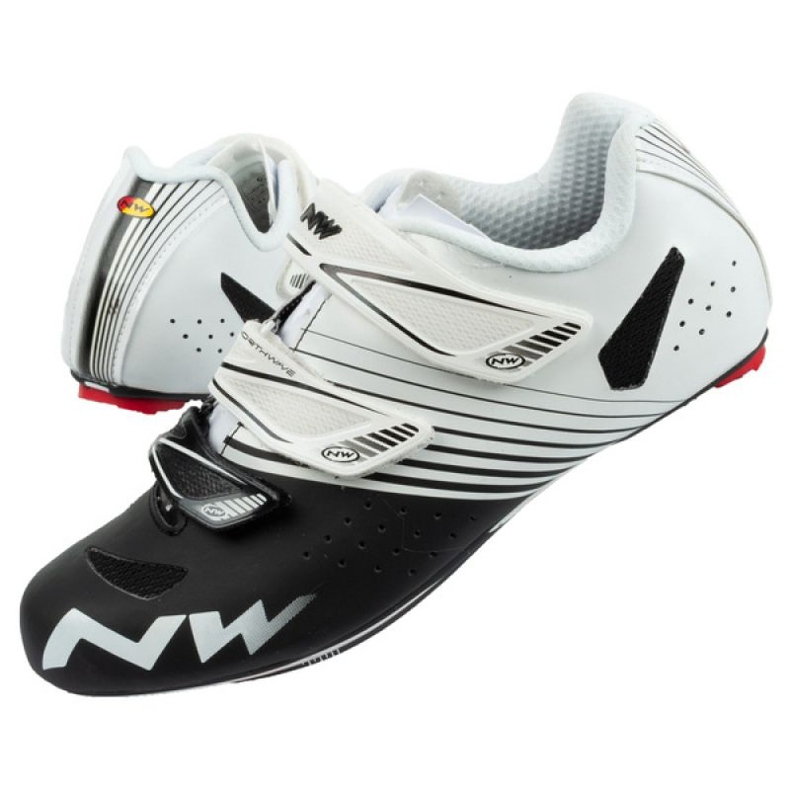 Scarpe da ciclismo Northwave Torpedo 3S 80141004 51 bianche e nere bianca 1