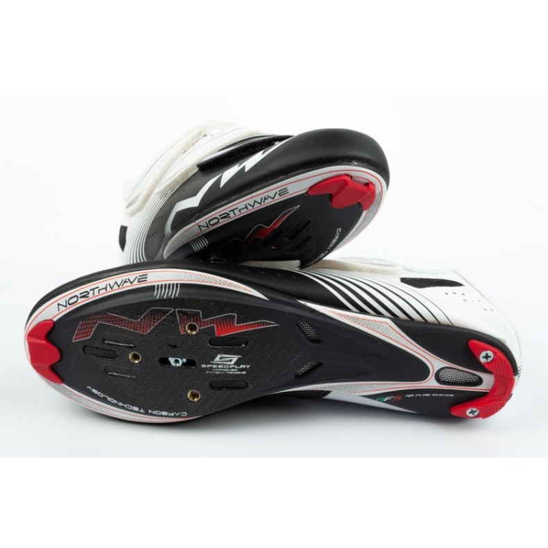 Scarpe da ciclismo Northwave Torpedo 3S 80141004 51 bianche e nere bianca 4