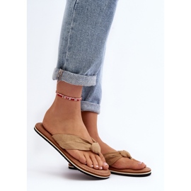 Infradito da donna Big Star LL274623 Beige 2