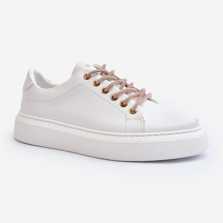Scarpe Sportive da Donna in Pelle CheBello 4362 Bianco 2