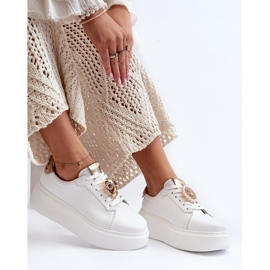 Sneakers in pelle da donna CheBello 4411 Bianco 2