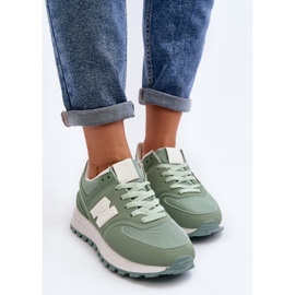 Scarpe Sneakers Sportive da Donna Verde Lifari 1