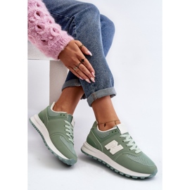 Scarpe Sneakers Sportive da Donna Verde Lifari 2