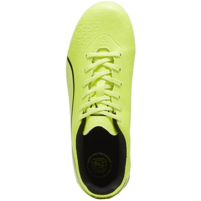 Scarpe da calcio Puma King Match FG/AG Jr 107573 04 verde 1