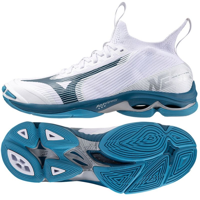 Scarpe da pallavolo Mizuno Wave Lightning Neo 2 M V1GA220221 bianca 1
