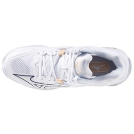 Scarpe da pallavolo Mizuno Wave Lightning Z8 Mid W V1GC240535 bianca 1