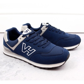 Scarpe sportive da uomo Vanhorn IS27300 blu navy 1