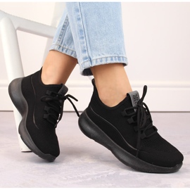 Scarpe sportive slip-on traforate nere Big Star NN274663 nero 1