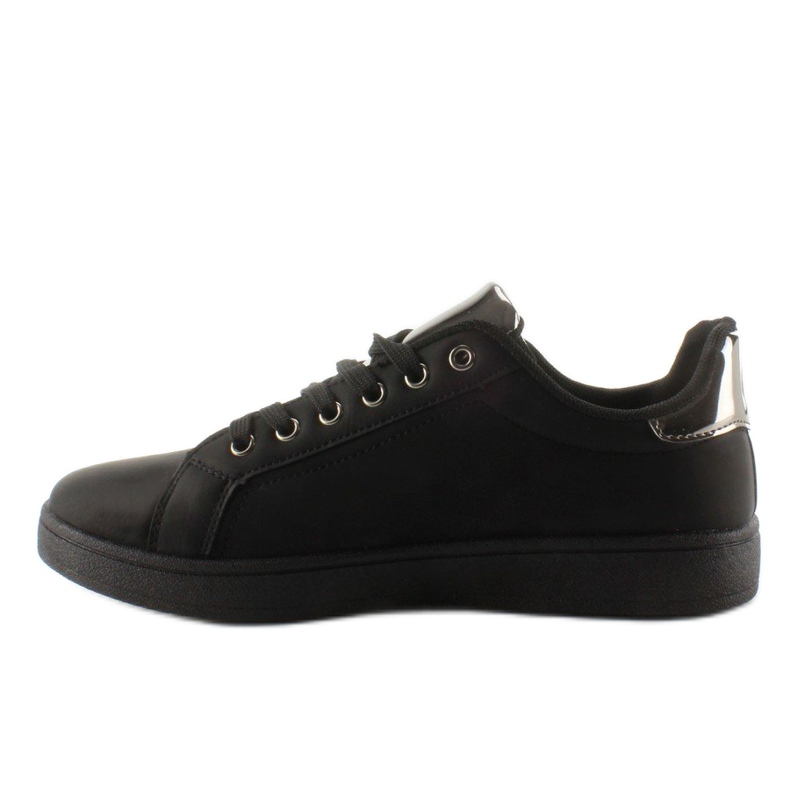Sneakers Sweet lips FB-15 BLACK/GUN con toppe nero 1