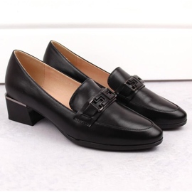 Vinceza W JAN270A scarpe con tacco basso, nere nero 2