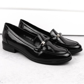 Scarpe Potocki W WOL204B in vernice nera nero 2