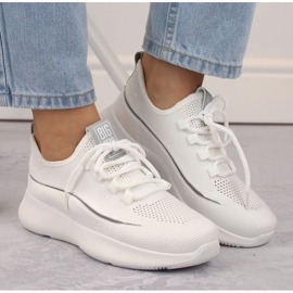Scarpe sportive traforate Big Star W INT1961A, bianche bianca 2