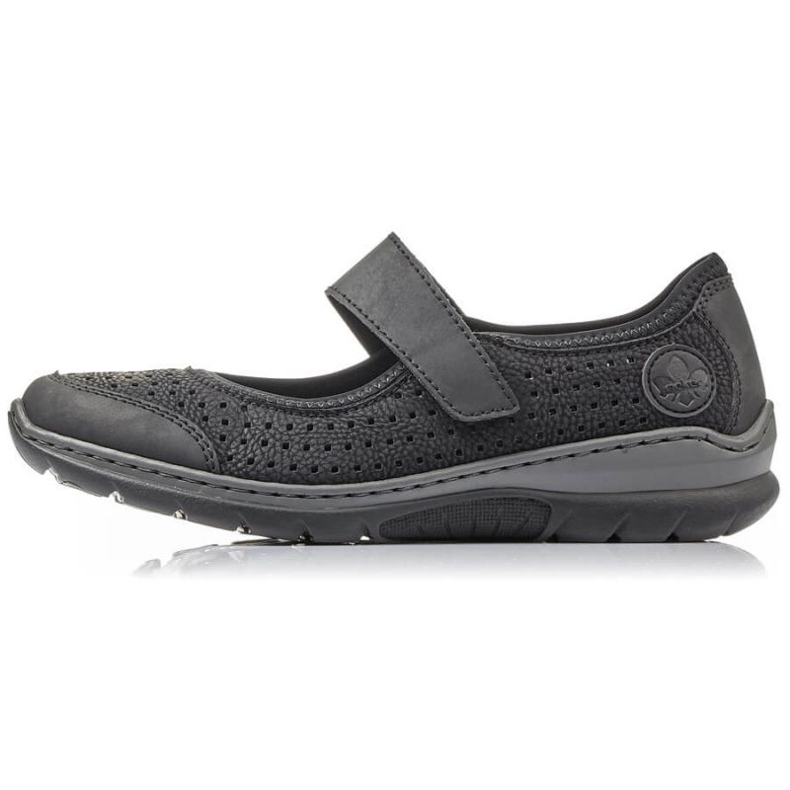 Comode scarpe traforate Rieker W RKR575 nere nero 2