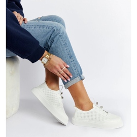 Sneakers bianche traforate Laytonville bianca 1