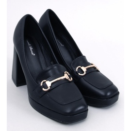 Mocassini con tacco di Albers Black nero 1