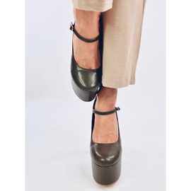 Scarpe con plateau di Rosario Armygreen verde 1