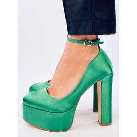 Décolleté con piattaforma Loren Green verde 1