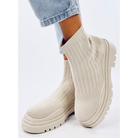 Calzini alti alla caviglia Silva Beige 2