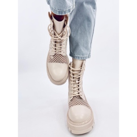 Stivaletti traforati Ralston Panna beige 1