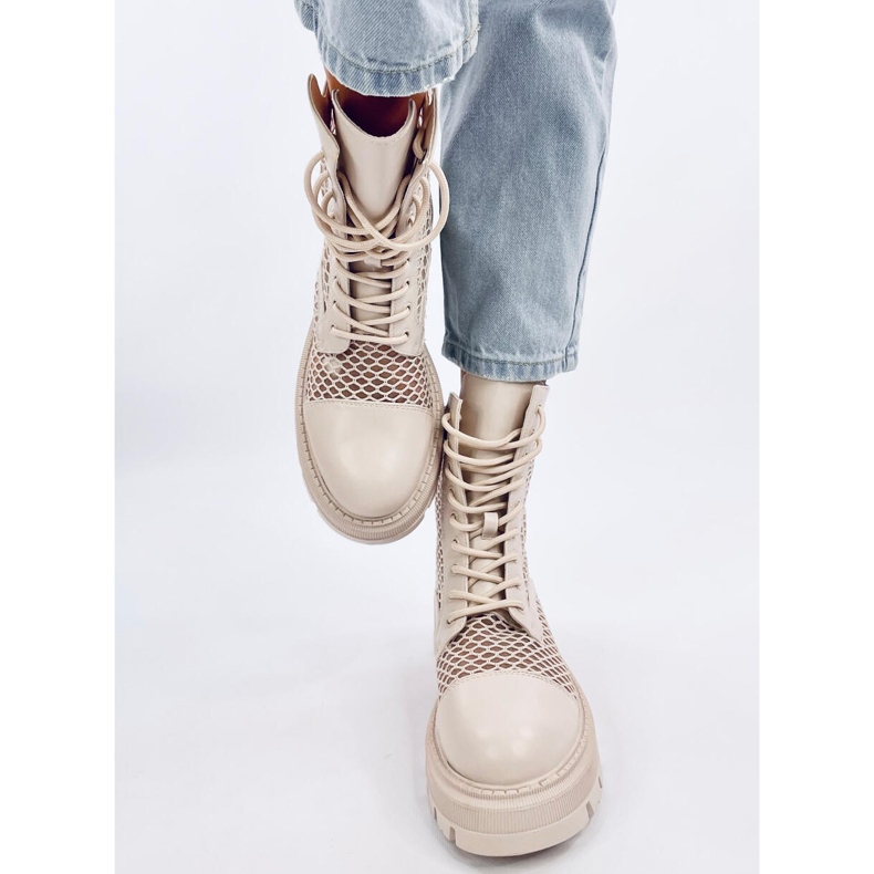Stivaletti traforati Ralston Panna beige 1
