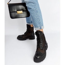 Stivali Waldeck neri trasparenti nero 1