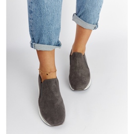 Scarpe da ginnastica con plateau Cliffside grigie grigio 2