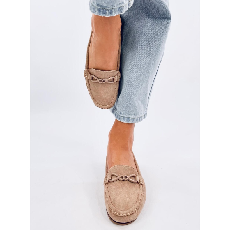 Mocassini Saga Khaki da donna beige 1
