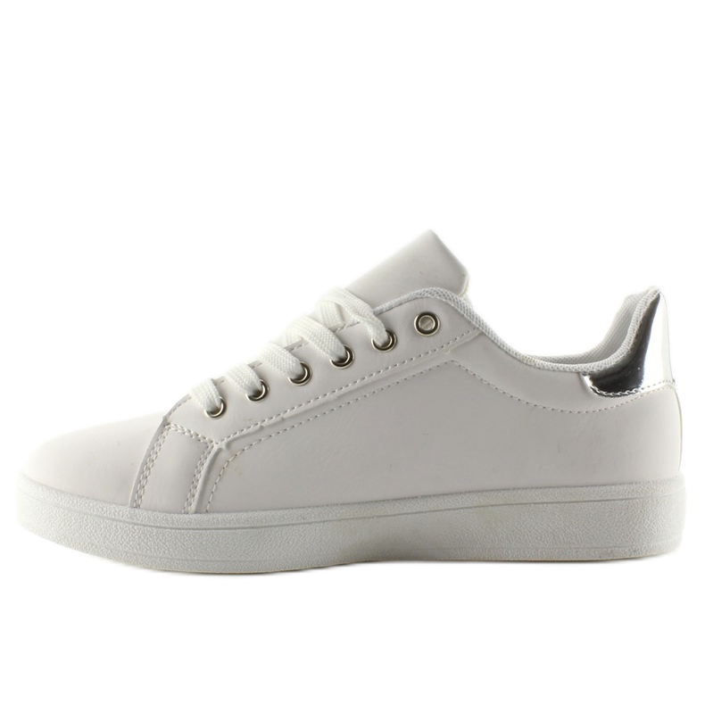 Sneakers con toppe kiss kiss BIANCO/ARGENTO 1