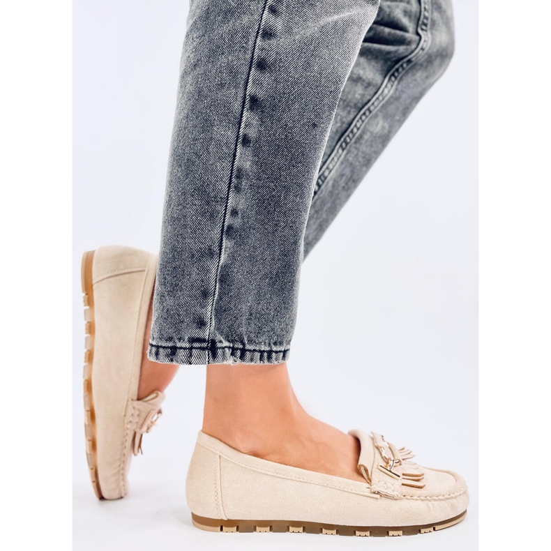 Mocassini da donna Leif Beige 2