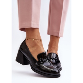 Vinceza Scarpe con tacco alto in vernice nera Nireva nero 1
