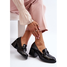 Vinceza Scarpe con tacco alto in vernice nera Nireva nero 2