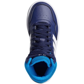 Scarpe Adidas Hoops Mid GW0400 blu 1