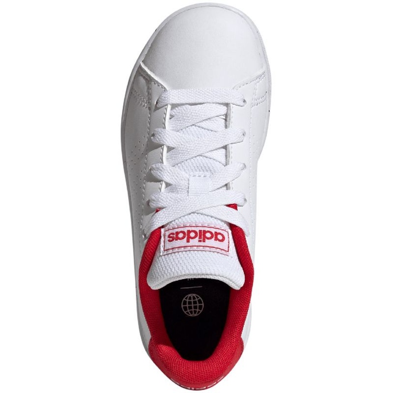 Scarpe Adidas Advantage Lifestyle Court Lace H06179 bianca 1