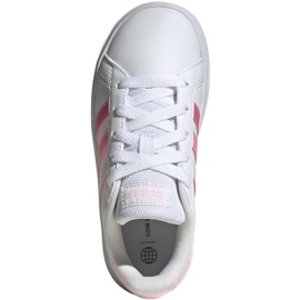 Scarpe Adidas Grand Court Lifestyle Tennis Stringate IG0440 bianca 1