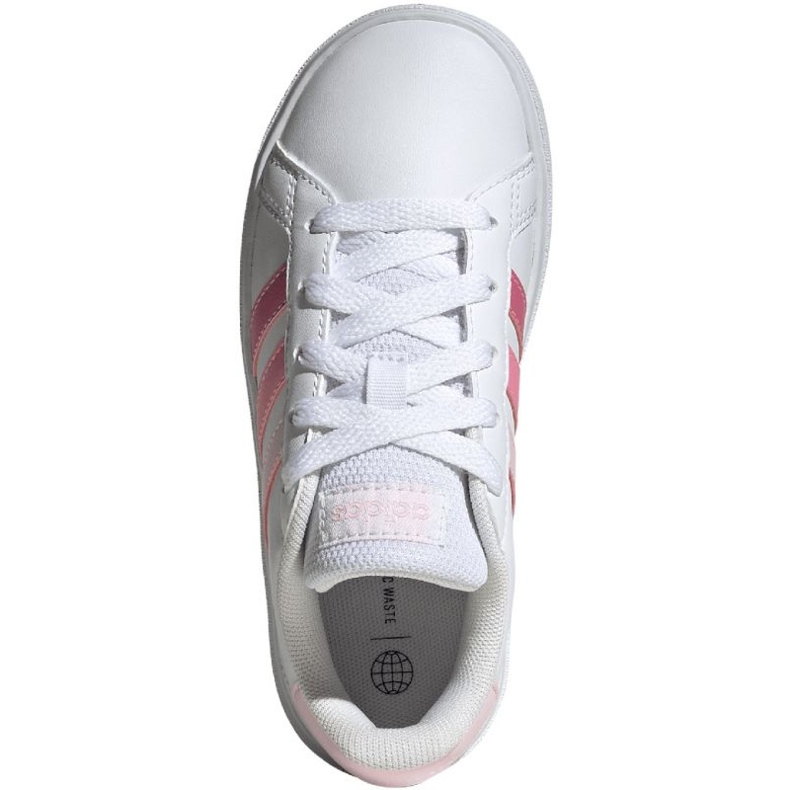 Scarpe Adidas Grand Court Lifestyle Tennis Stringate IG0440 bianco 1