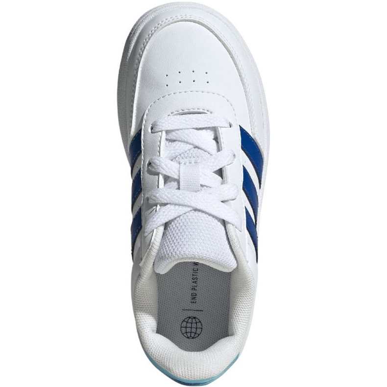 Scarpe Adidas Breaknet Lifestyle Court Lace IG9814 bianco 1