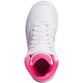 Scarpe Adidas Hoops Mid IF2722 bianca 1