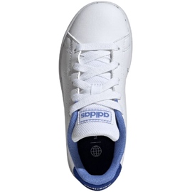 Scarpe Adidas Advantage Lifestyle Court Lace H06160 bianca 1