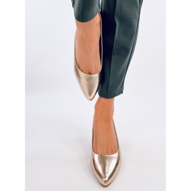 Décolleté con tacco alto Shers Gold d'oro 1